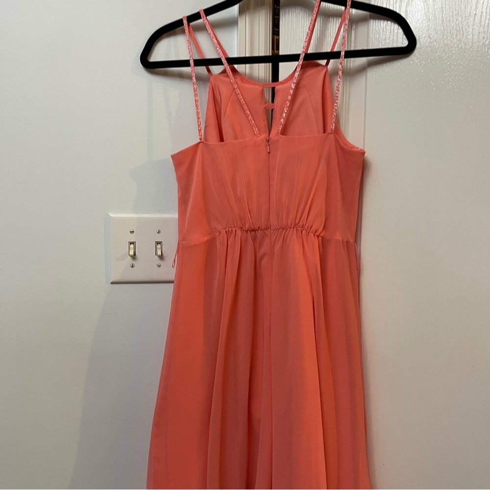Coral pink dress - Picture 6 of 10